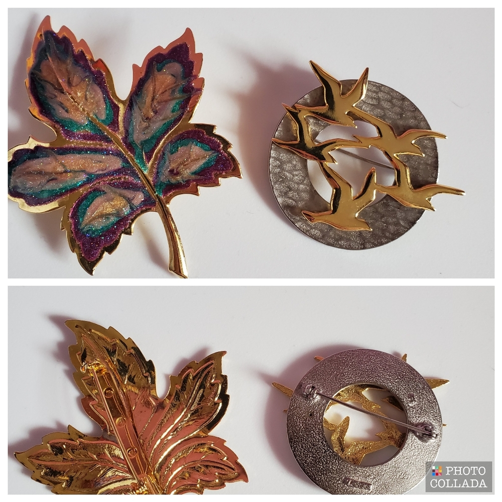 2 Large Vintage Pins